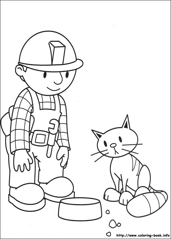 Bob the Builder coloring picture